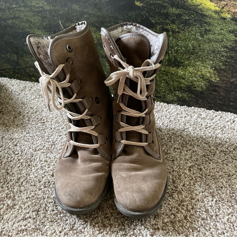 Josef Siebel Suede Boots with Fur